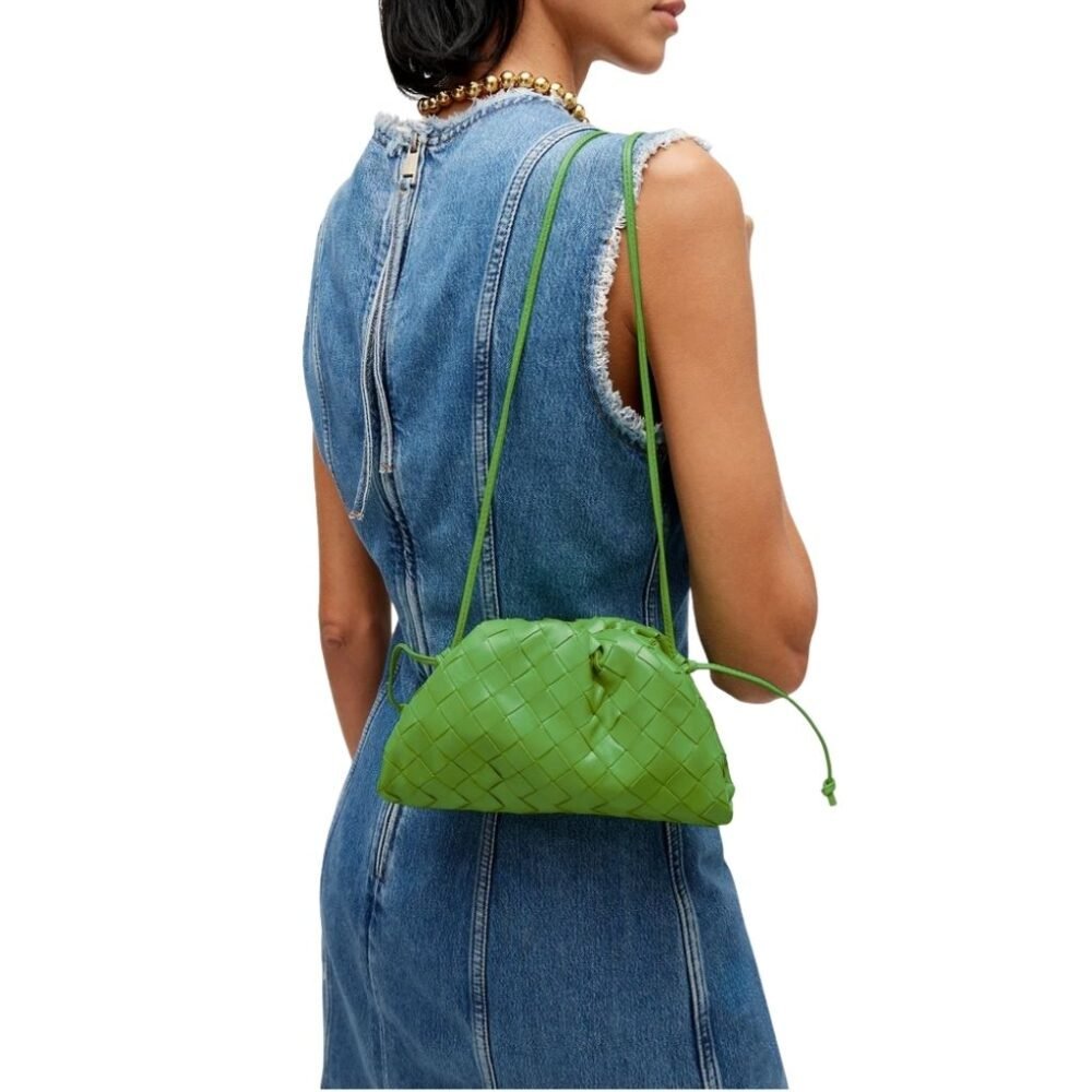 Bottega Veneta Intrecciato Green 20Cm