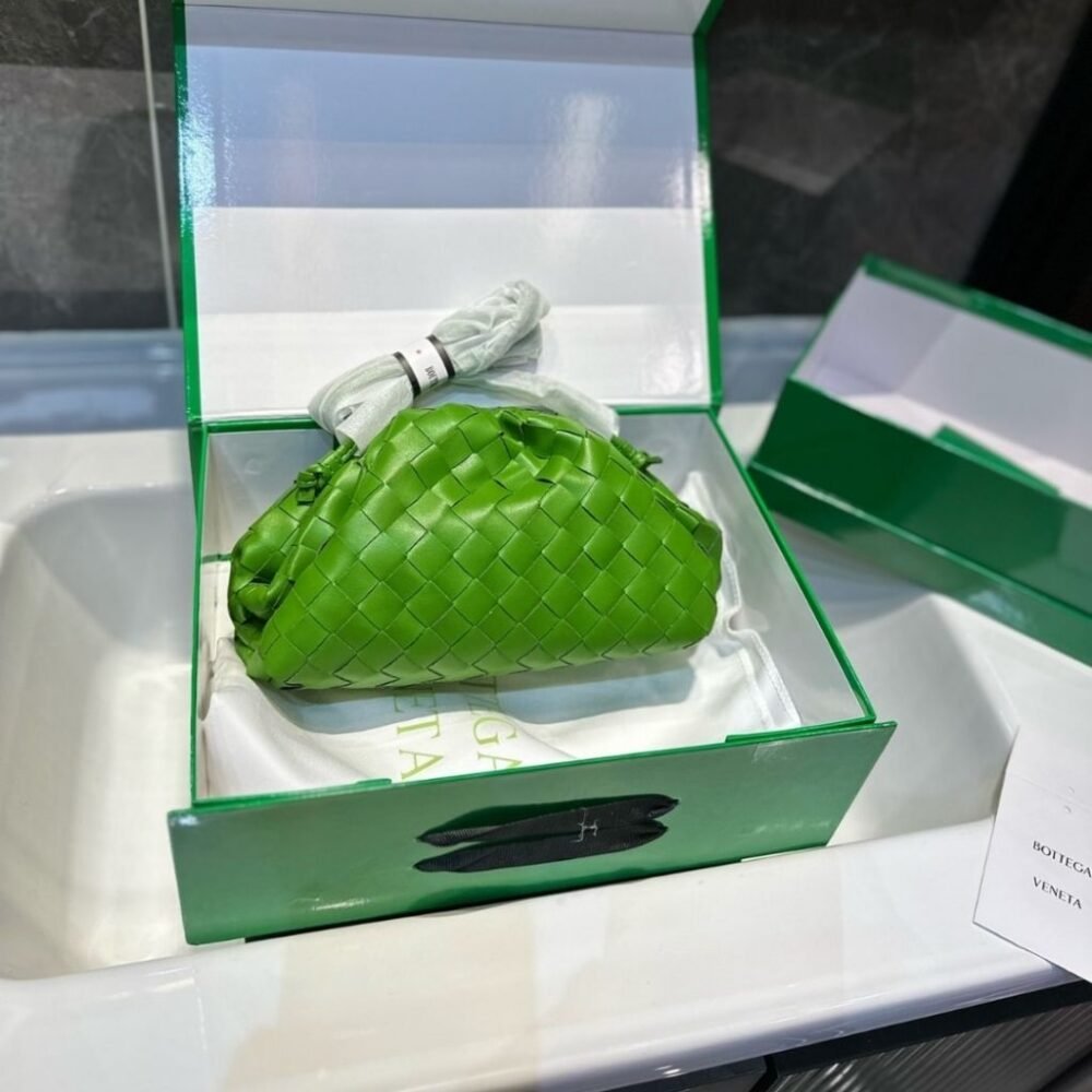 Bottega Veneta Intrecciato Green 20Cm