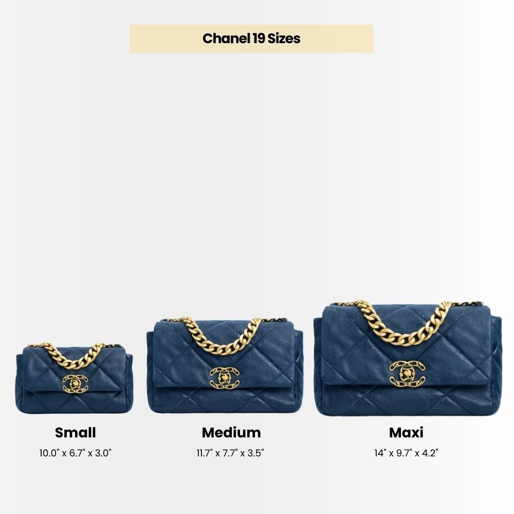 Chanel 19 Small Flap Bag Black 25cm