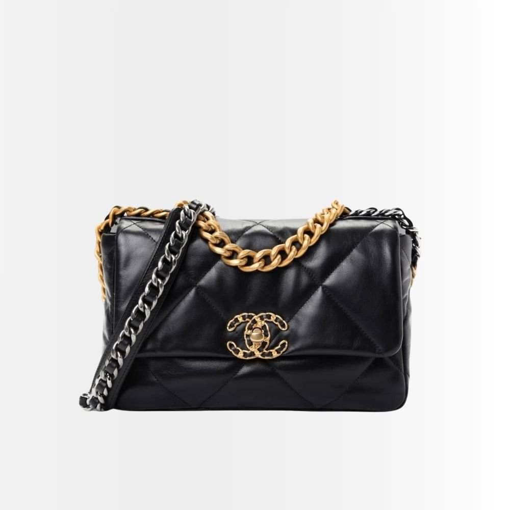 Chanel 19 Small Flap Bag Black 25cm