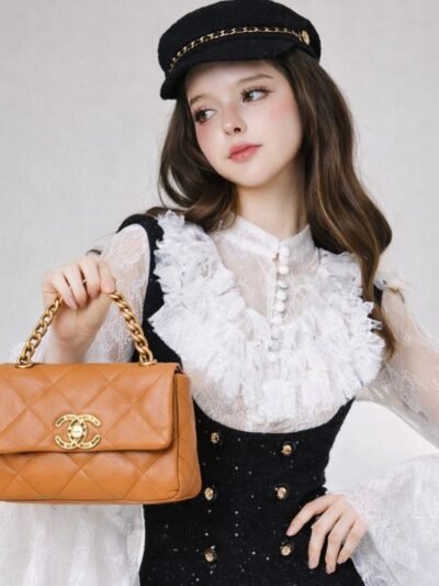 Chanel 19 Small Flap Bag Caramel 25cm