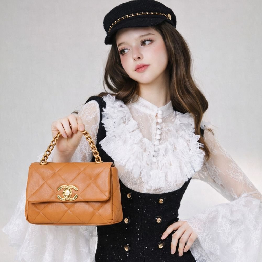Chanel 19 Small Flap Bag Caramel 25cm