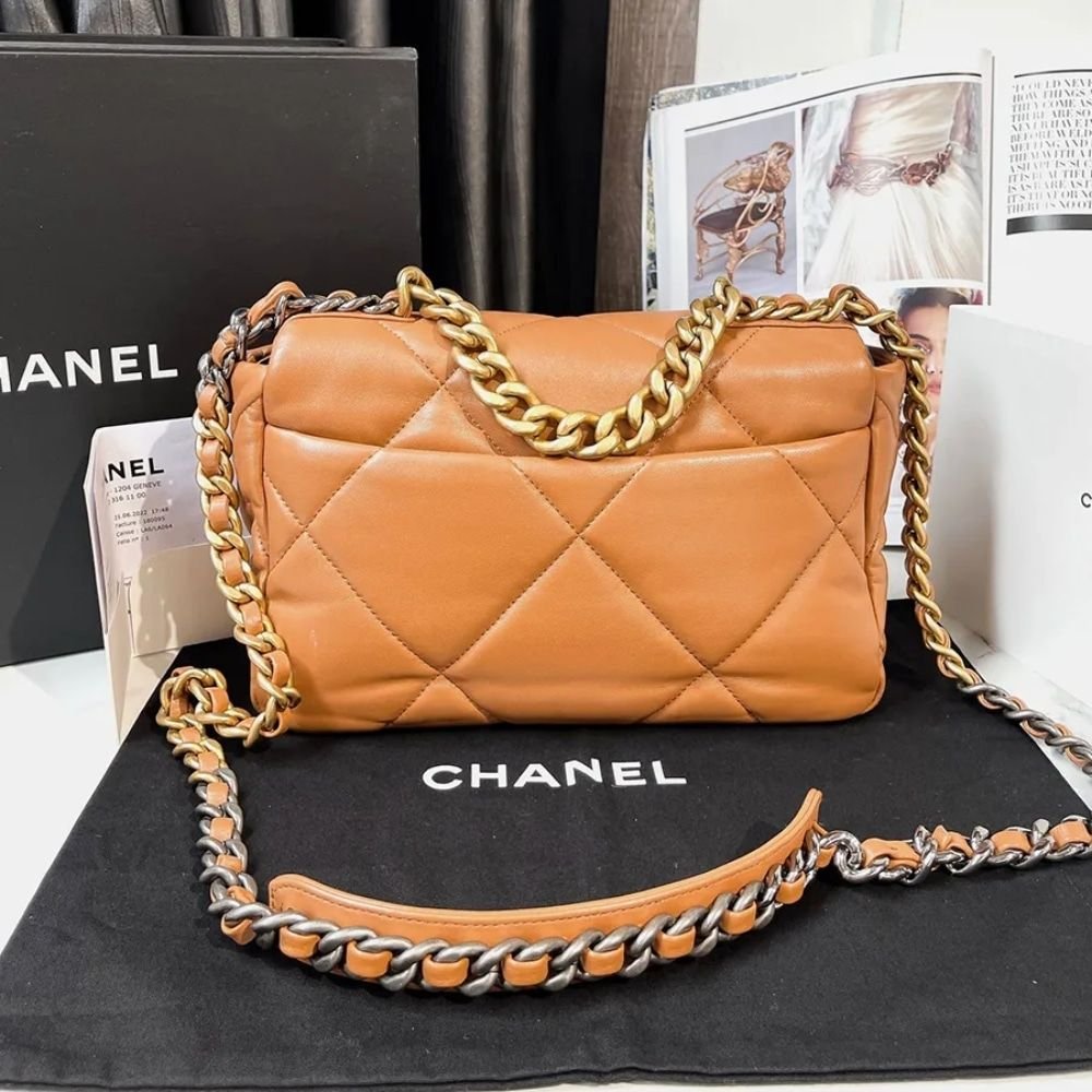 Chanel 19 Small Flap Bag Caramel 25cm