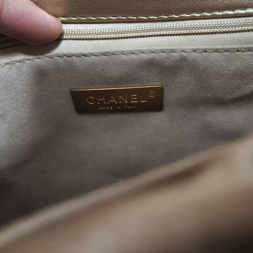 Chanel 19 Small Flap Bag Gold 25cm