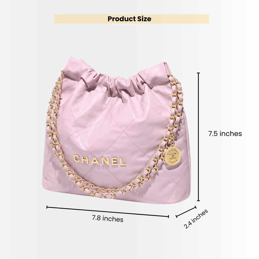 Chanel 22 Mini Handbag Purple 22Cm