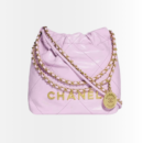Chanel 22 Mini Handbag Purple 22Cm