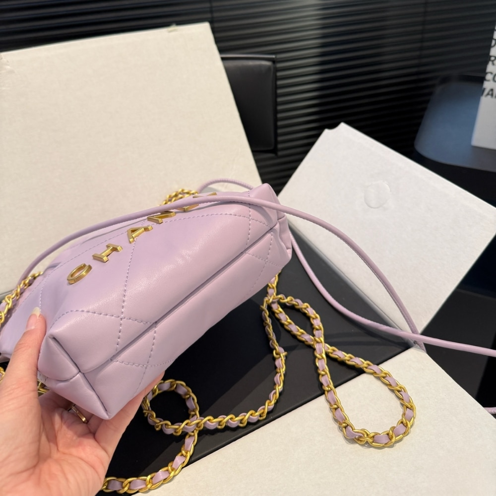 Chanel 22 Mini Handbag Purple 22Cm