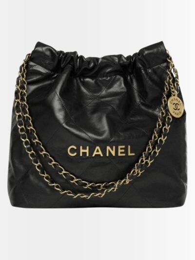 Chanel 22 Small Handbag Black 30cm AS3260 B08037 94305