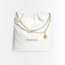 Chanel 22 Small Handbag White 36Cm AS3260 B09859 10601