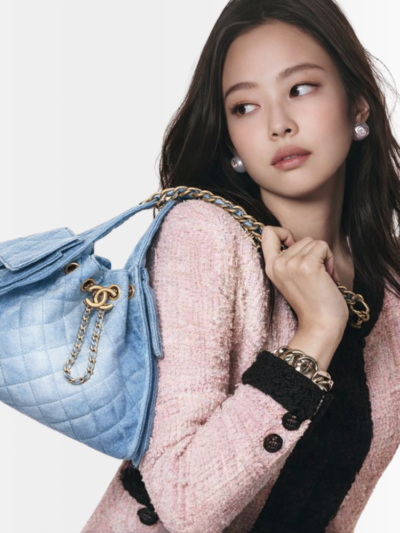 Chanel 25 Small Handbag Denim Blue 26Cm AS5293 B20603 U0475