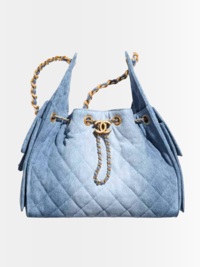 Chanel 25 Small Handbag Denim Blue 26Cm AS5293 B20603 U0475