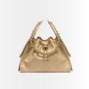 Chanel 25 Small Handbag Grained And Gold Tone Metal Beige 26Cm