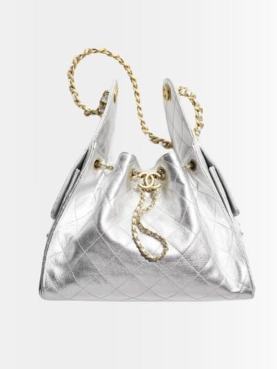 Chanel 25 Small Handbag Metallic 26Cm AS5293 B20405 NZV67