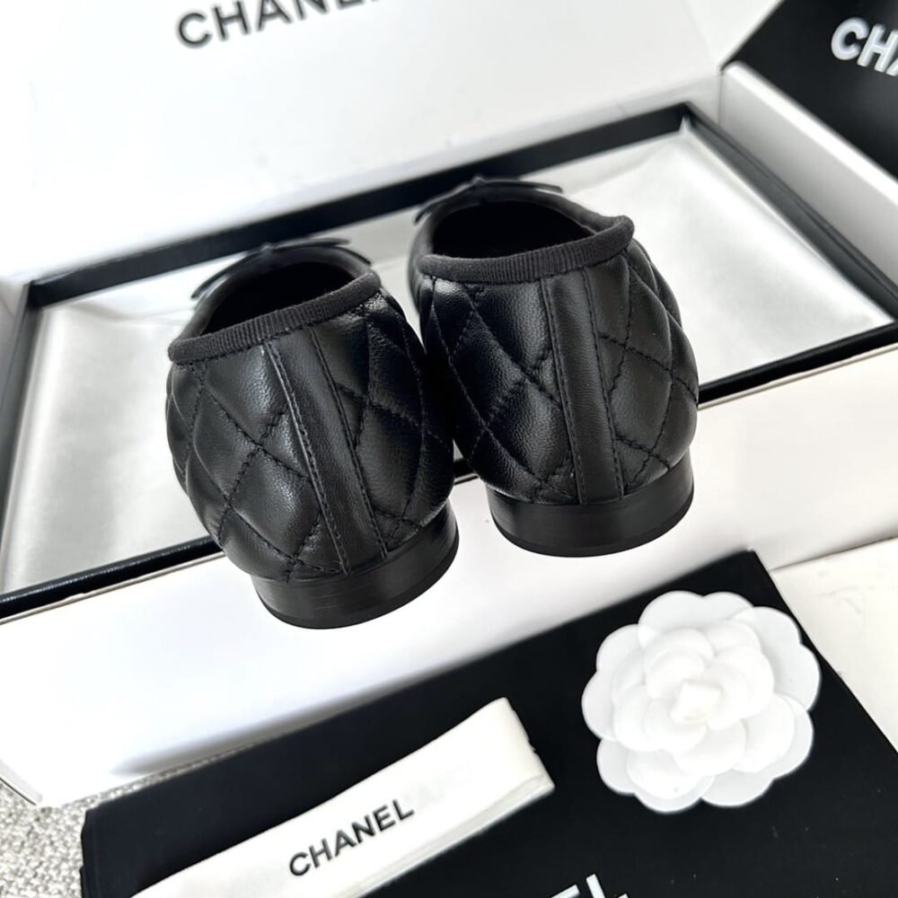 Chanel Ballerina Flats Black G26250 X01725 94305