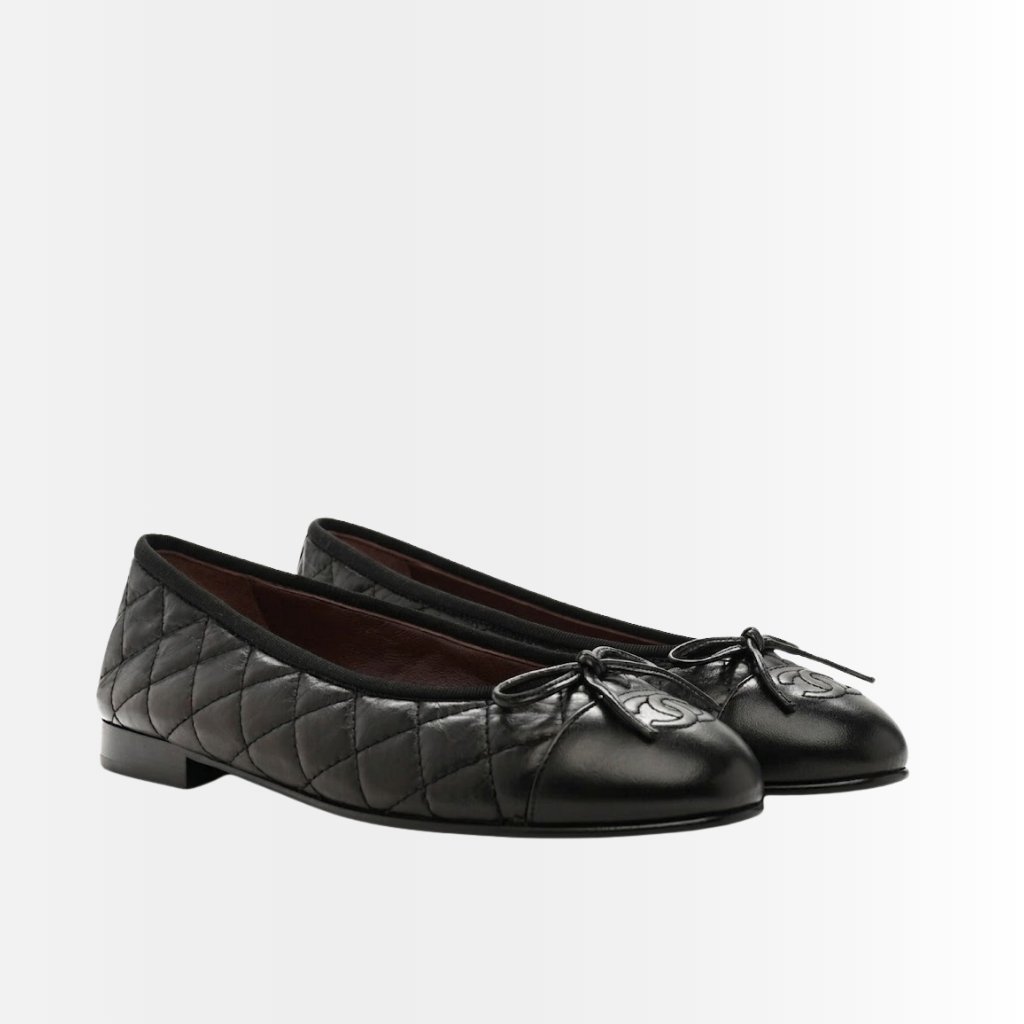 Chanel Ballerina Flats Black G26250 X01725 94305