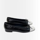 Chanel Ballet Flats Black And White