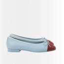 Chanel Ballet Flats Light Burgundy And Blue