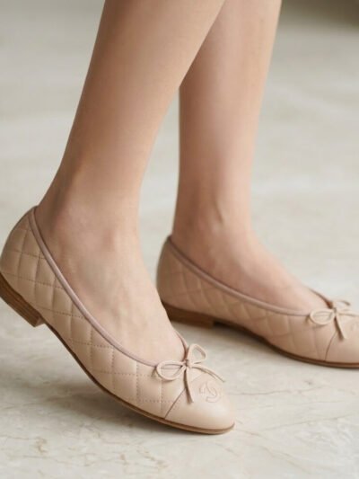 Chanel Ballet Flats Light Pink