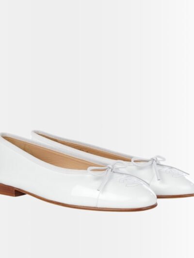 Chanel Ballet Flats White
