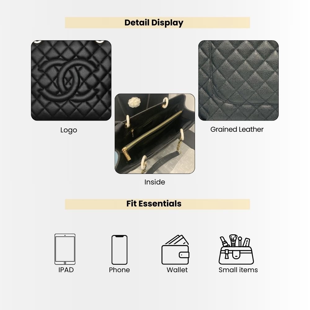 Chanel Bolsa Grand Tote Black 33Cm A50995