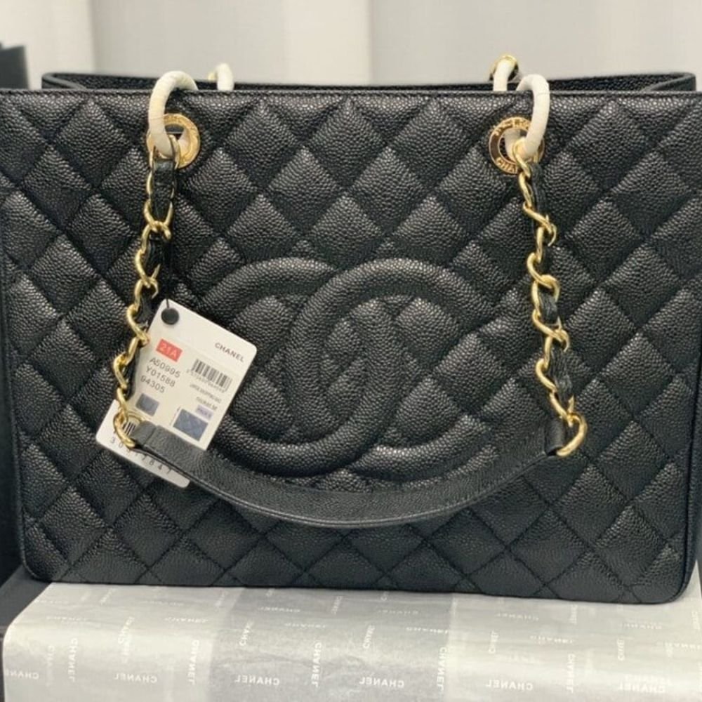 Chanel Bolsa Grand Tote Black 33Cm A50995