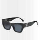 Chanel Cat Eye Sunglasses Acetate And Nylon Black