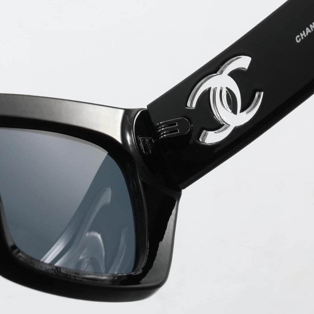 Chanel Cat Eye Sunglasses Acetate And Nylon Black