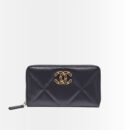 Chanel CC Red Black Wallet 16Cm
