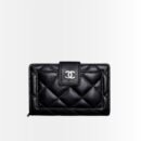 Chanel CC Small Wallet Black 11Cm