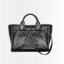 Chanel Deauville Small Shopping Bag Black 31cm