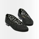 Chanel Embroidered Cotton Black G46984 B22762 94305
