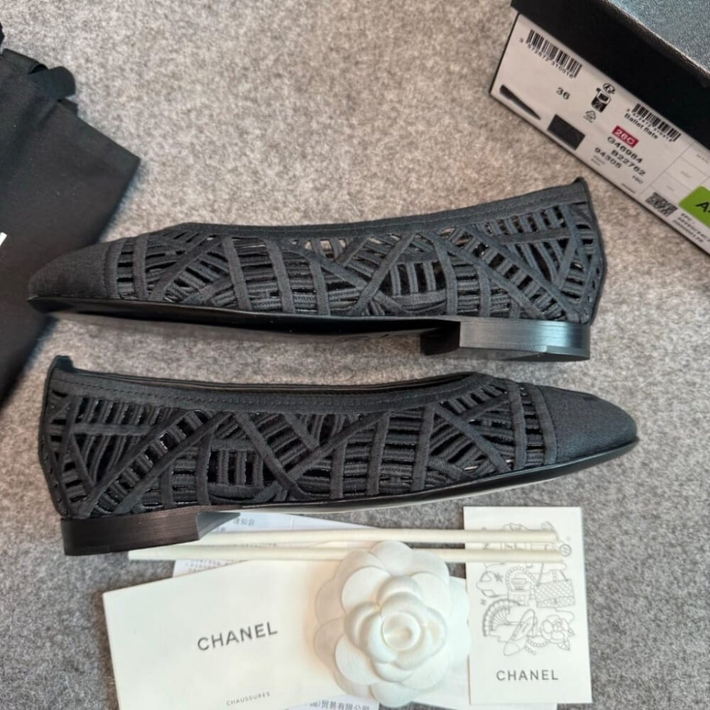 Chanel Embroidered Cotton Black G46984 B22762 94305