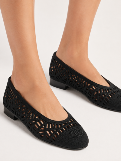 Chanel Embroidered Cotton Black G46984 B22762 94305