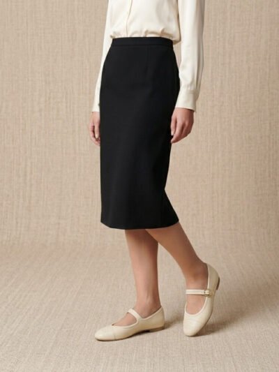 Chanel Mary Jane Ballet Flats Cream
