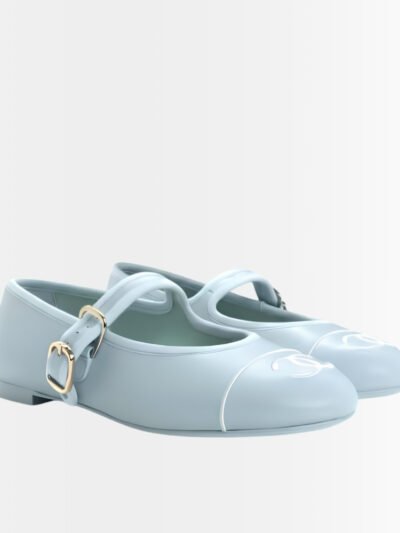 Chanel Mary Janes Light Blue