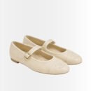 Chanel Mary Janes Light Cream