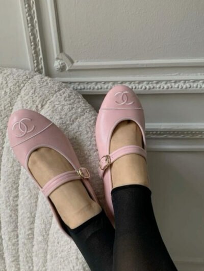 Chanel Mary Janes Light Pink