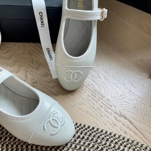 Chanel Mary Janes Pure Light Blue
