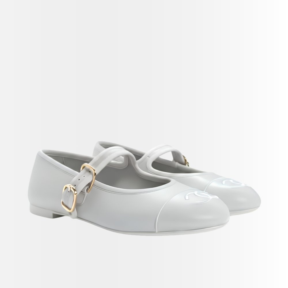 Chanel Mary Janes Pure Light Blue