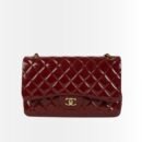 Chanel Medium Classic Double Flap Bag Burgundy 25Cm