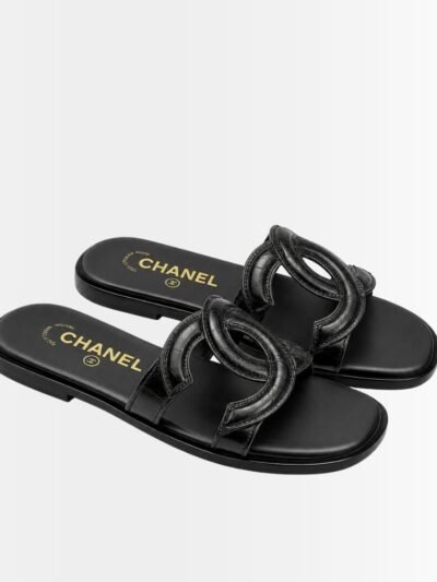 Chanel Mules Leather Black G47250 X01000 94305