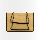 Chanel Shopping Bag Natural Straw Beige 39Cm