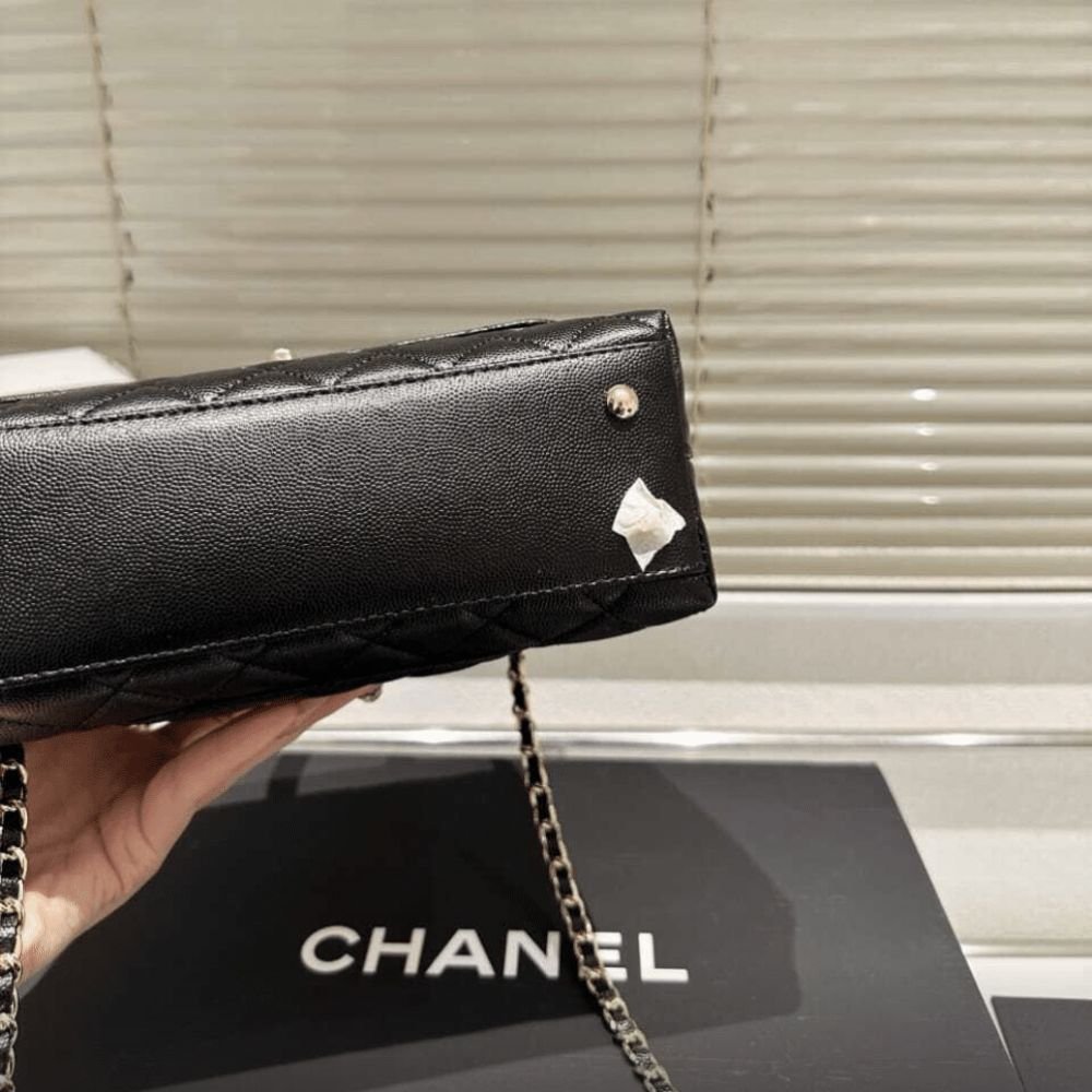 Chanel Small Coco Handle Bag Black 24cm A92990 B05061 94305