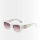 Chanel Square Sunglasses Acetate And Metal White