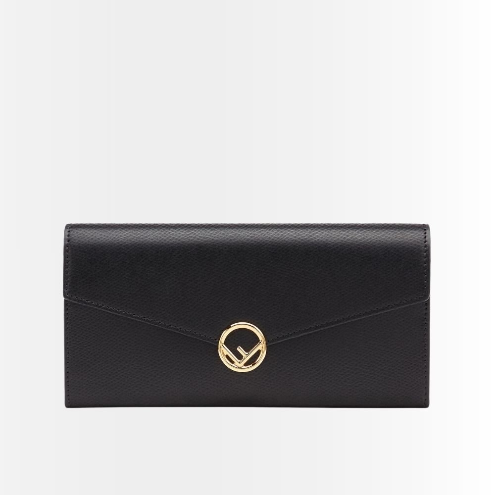 Fendi Continental Wallet Black 19Cm 8M0251A18BF0KUR
