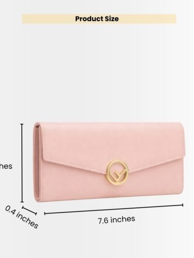 Fendi Continental Wallet Pink 19Cm 8M0251A18BF14N1