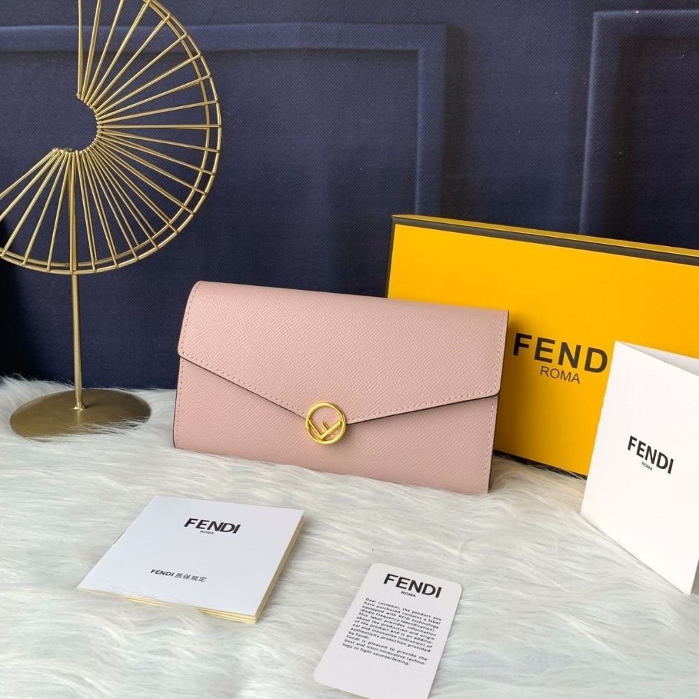 Fendi Continental Wallet Pink 19Cm 8M0251A18BF14N1