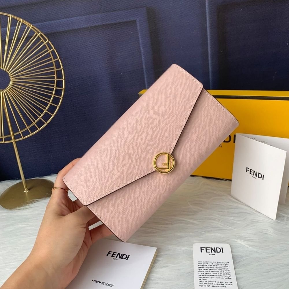 Fendi Continental Wallet Pink 19Cm 8M0251A18BF14N1