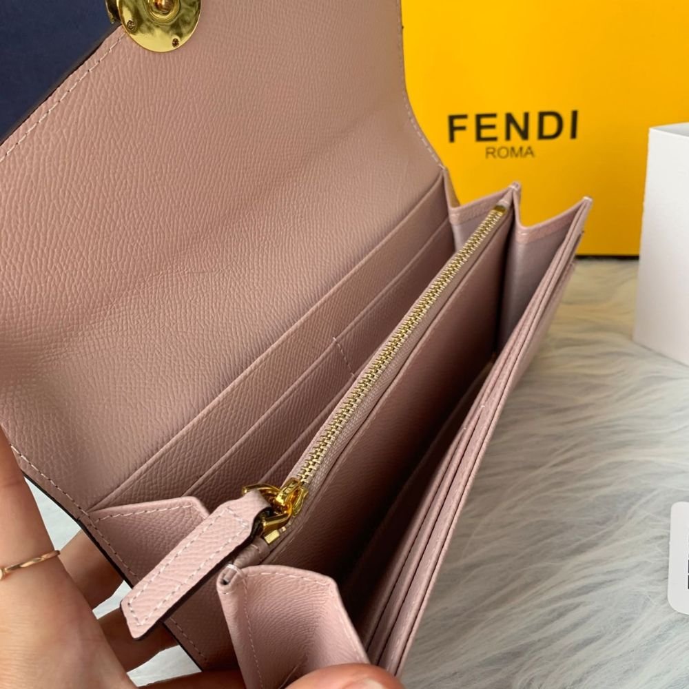 Fendi Continental Wallet Pink 19Cm 8M0251A18BF14N1