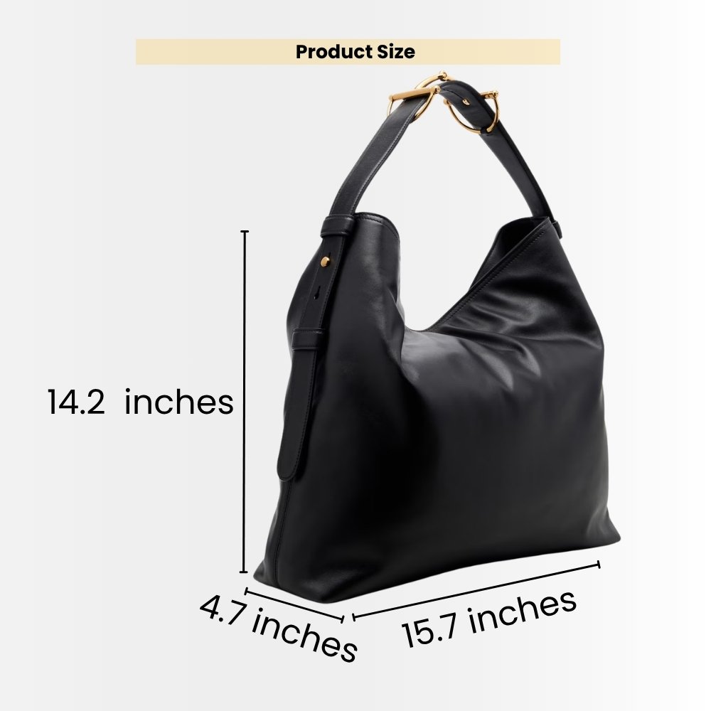 Gucci Beatrix Large Tote Bag Black Leather 40Cm 850546 AAFK4 1000